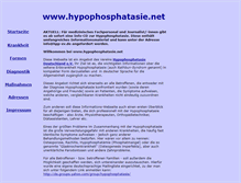 Tablet Screenshot of hypophosphatasie.net